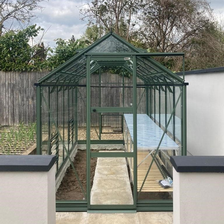 6x12 Premium Greenhouse Green Tuscan Olive
