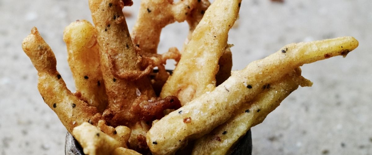 Beer-battered Parsnips