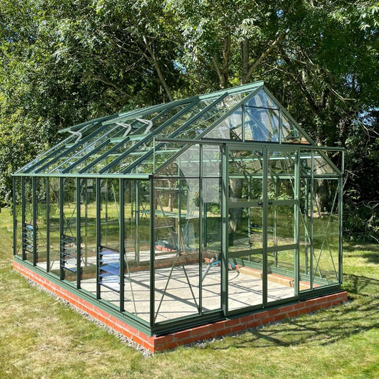 10x16 Rhino Premium Greenhouse tuscan olive