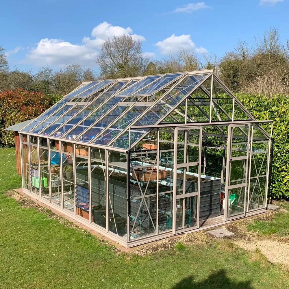 12x16 Rhino Premium Greenhouse Side