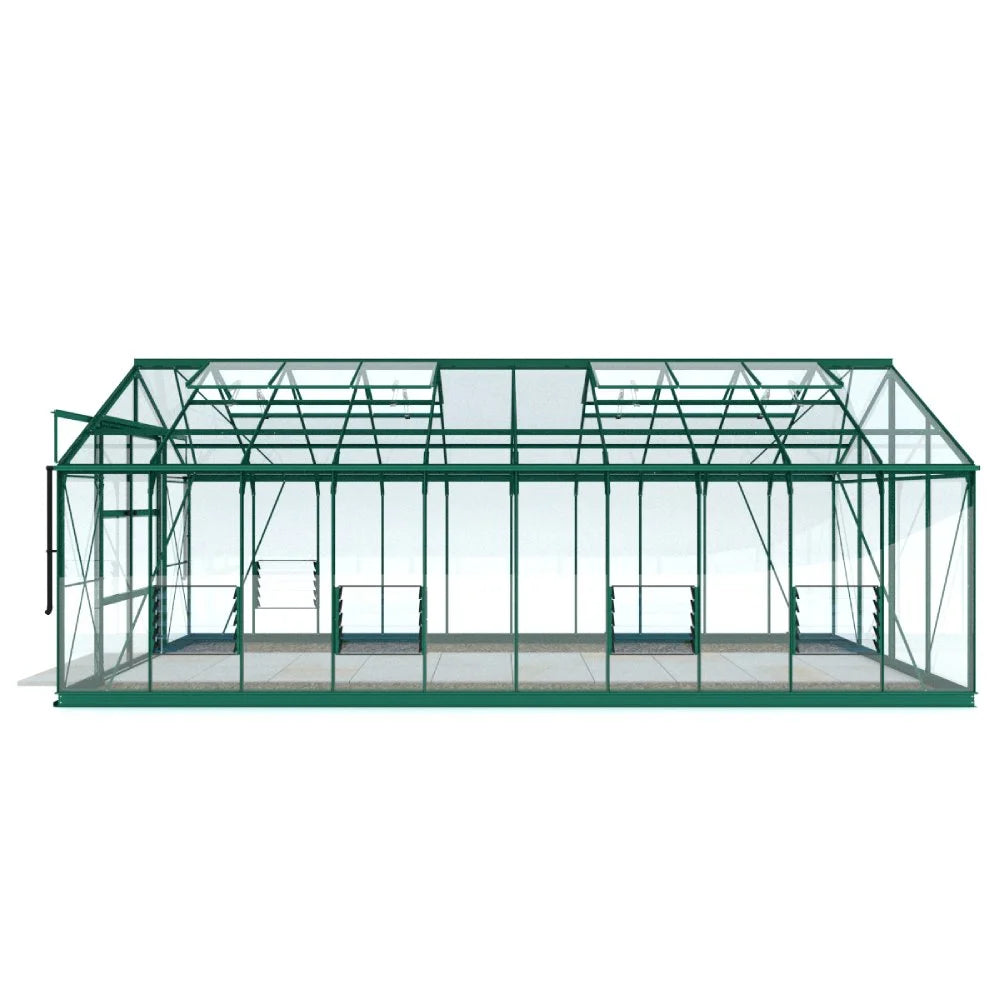 8x20 Premium Rhino Greenhouse Green Side