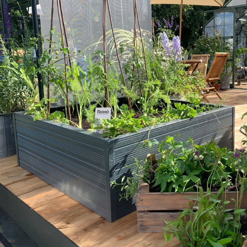 Midnight Slate Raised bed 4ft x 4ft
