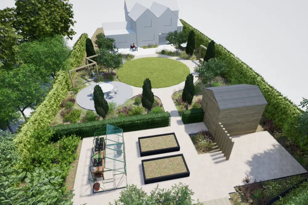 computer generated garden design