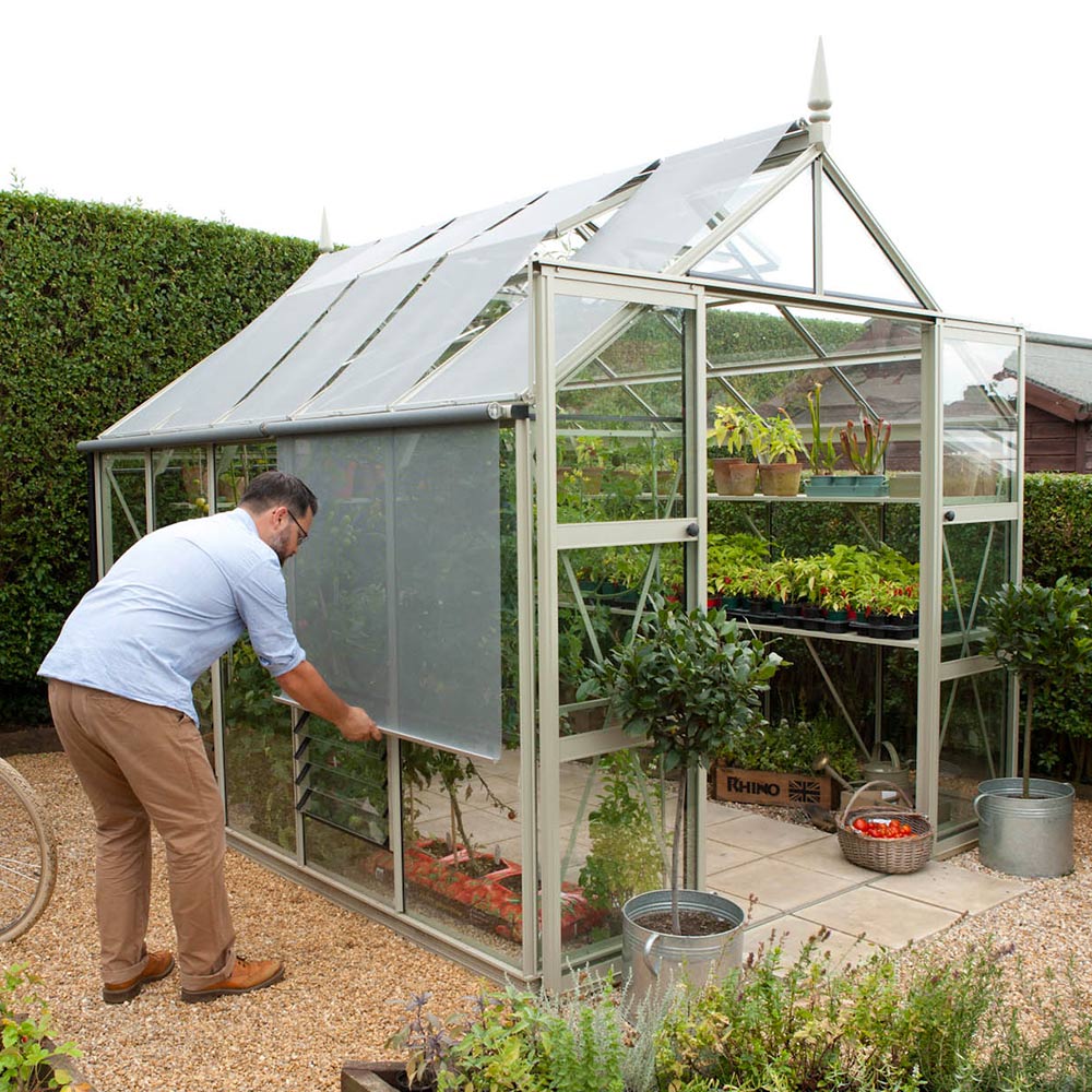 Rhino 4ft wide roof blinds in use